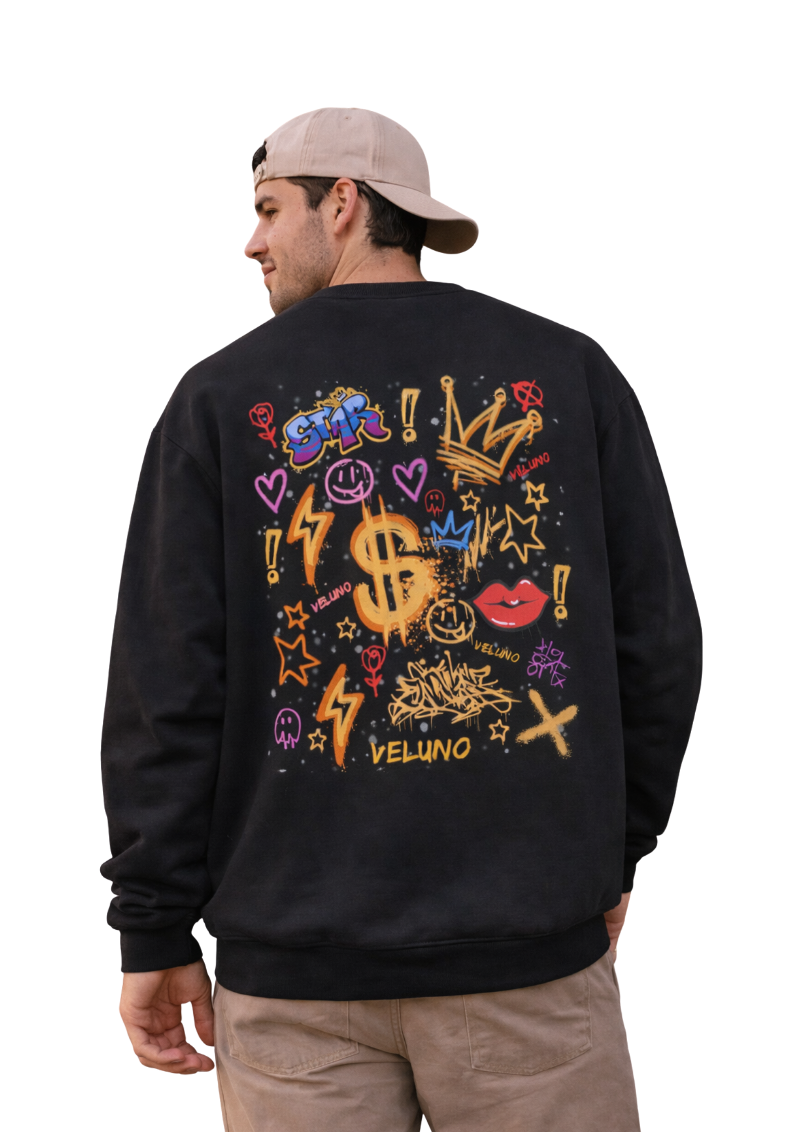 Radio Graphitte Unisex Oversized Sweatshirt