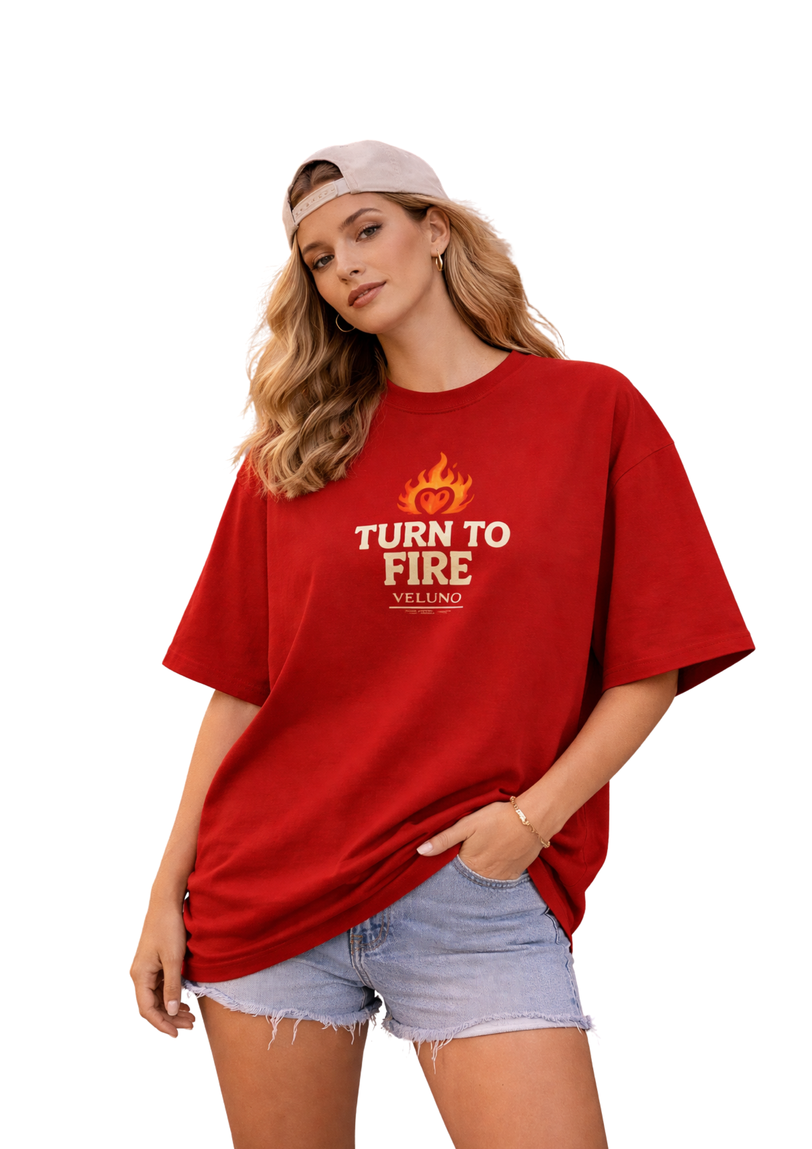 unisex terry oversized tee